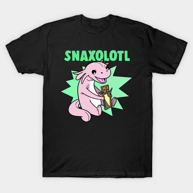 Snaxolotl Pastel Goth Axolotl Kawaii T-Shirt by ModernMode